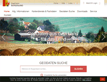 Tablet Screenshot of gis.bgld.gv.at